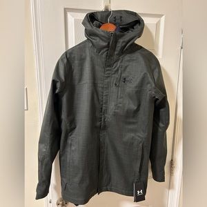 NWT Under Armour Men’s 3 in 1 jacket, avi green, small
